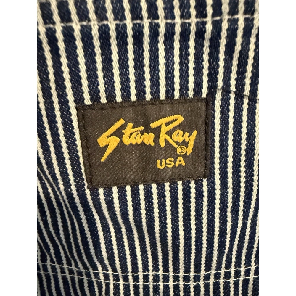 Stan Ray USA RARE 50th Anniversary Straight Painter Pant Hickory Stripe Medium - Picture 7 of 15